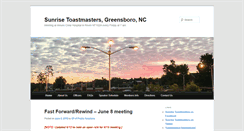 Desktop Screenshot of greensborotoastmasters.org