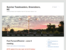 Tablet Screenshot of greensborotoastmasters.org